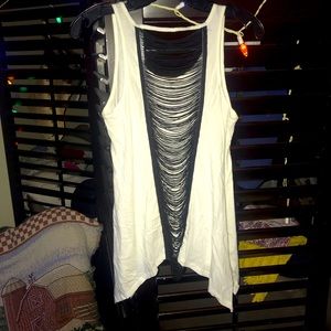 (No brand name) cotton symmetric tank top